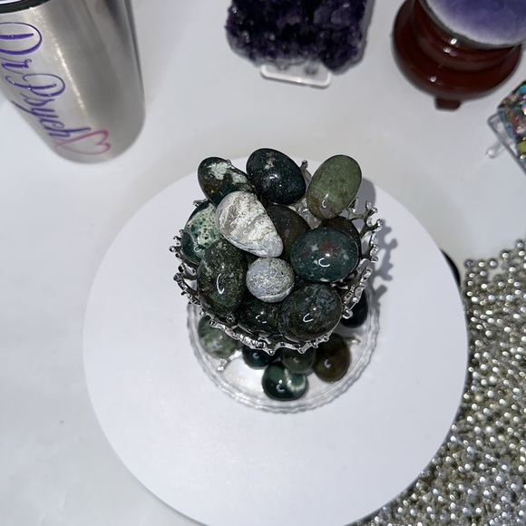 Moss Agate Tumbles 1/2 kg - MOSSAGATETUMB - Picture 10 of 10